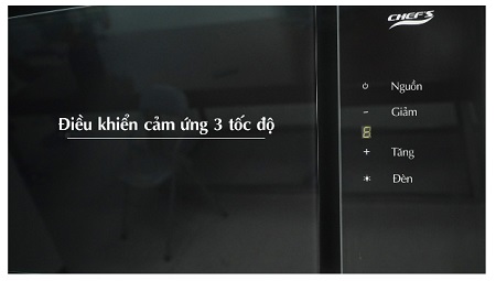 điều khiển của Máy hút mùi Chefs EH-R705E9