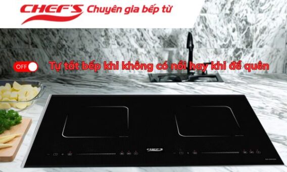 Tự tắt bếp khi không có nồi