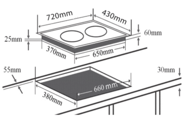 Cách lắp đặt bếp từ Chefs EH-DIH209
