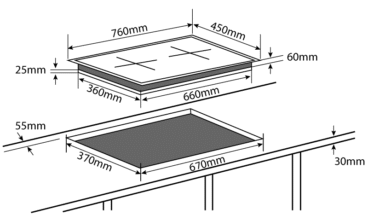 Cách lắp đặt bếp từ Chefs EH-DIH888 PRO