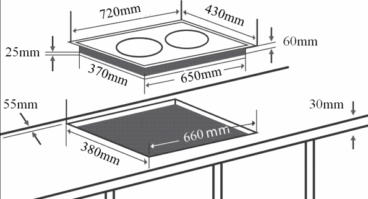 Cách lắp đặt bếp từ Chefs EH-DIH990