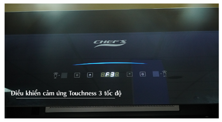 bảng điều khiển của Máy hút mùi Chefs EH-R706E7B