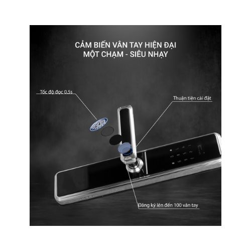 Cảm biến vân tay hiện đại Chefs EH - A15SB Cảm biến vân tay hiện đại Chefs EH - A15SB