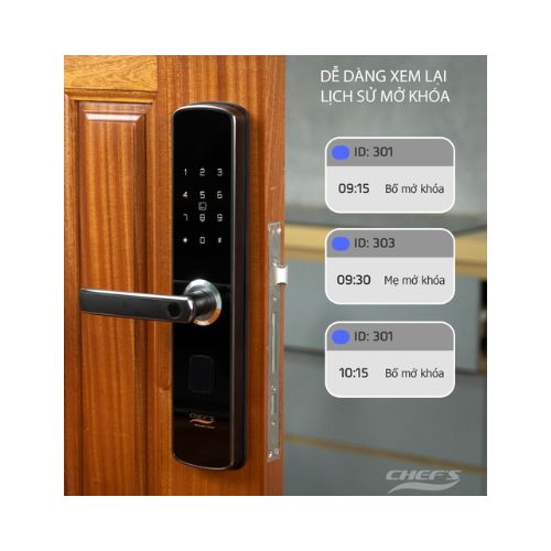 Xem lịch sử truy cập trên khóa Xem lịch sử truy cập trên khóa