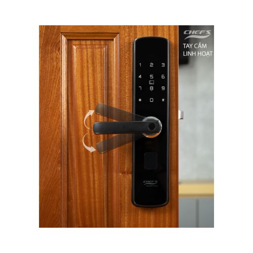 Khoá vân tay Chefs EH-A16SB 8 khoa dien tu chefseh a16sb 4