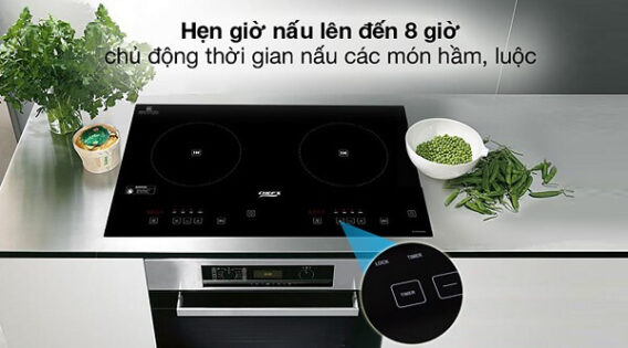Tìm hiểu tính năng hẹn giờ trên bếp từ Chefs