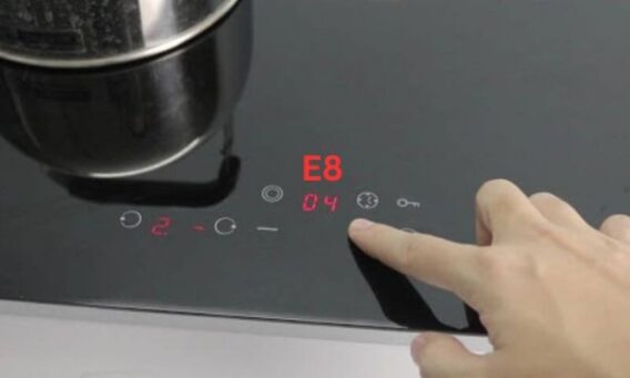 Lỗi E8 bếp từ Chefs