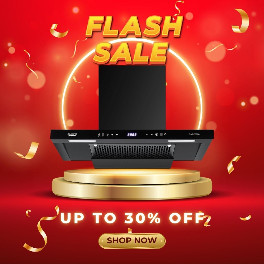 Sale Lớn Mùa Hè – Thiết Bị Bếp Chefs Ưu Đãi Tới 30%! 3 Máy hút mùi Chefs