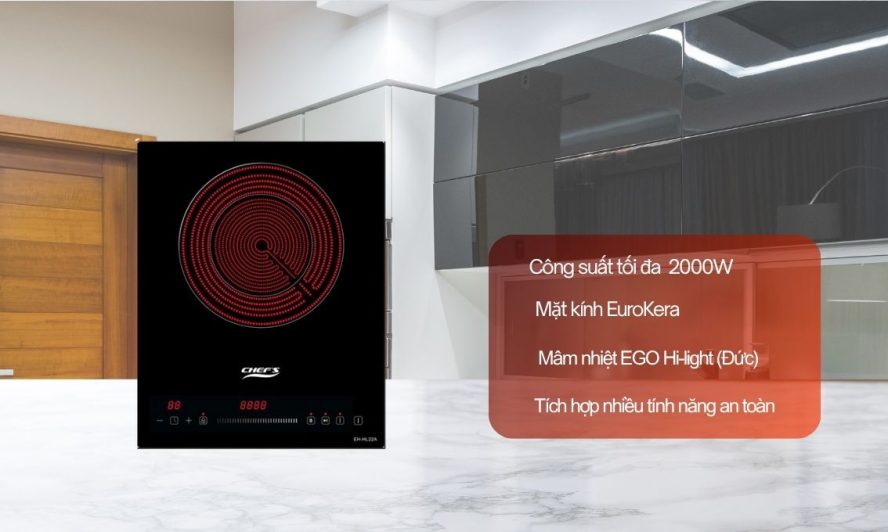 Bếp hồng ngoại đơn Chefs EH-HL22A
