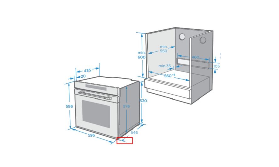 Cách lắp đặt lò nướng âm tủ Chefs vào kệ dưới