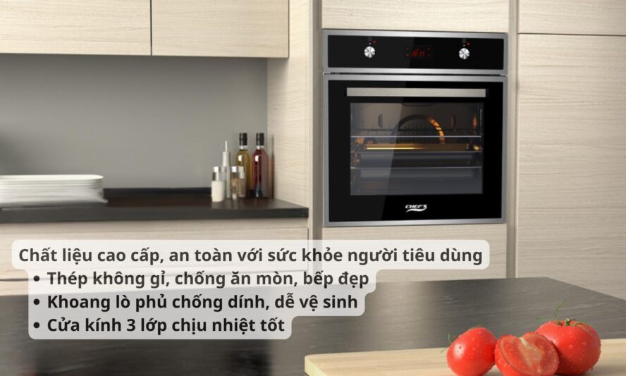 Chất liệu lò nướng Chefs