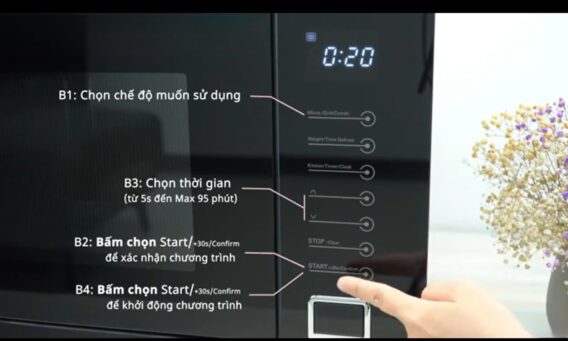 Chọn các chương trình vi sóng