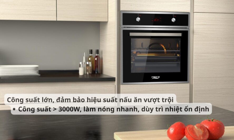 Công suất lò nướng Chefs trên 3000W