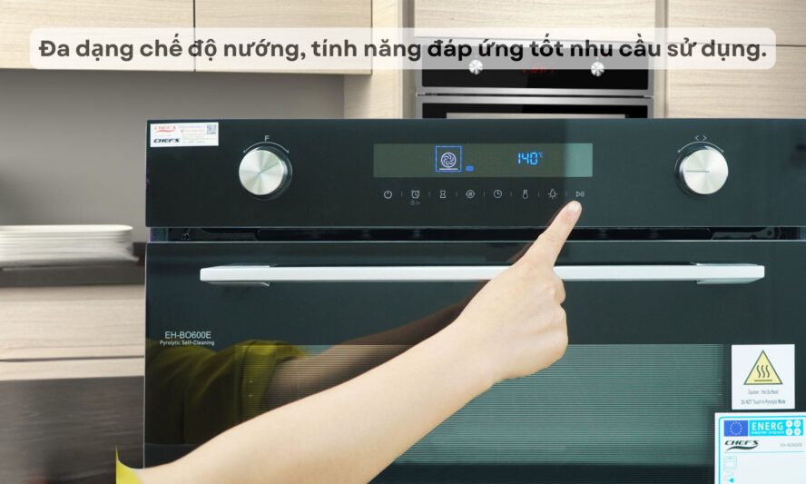Đa dạng chế độ nướng, tính năng đáp ứng tốt nhu cầu sử dụng