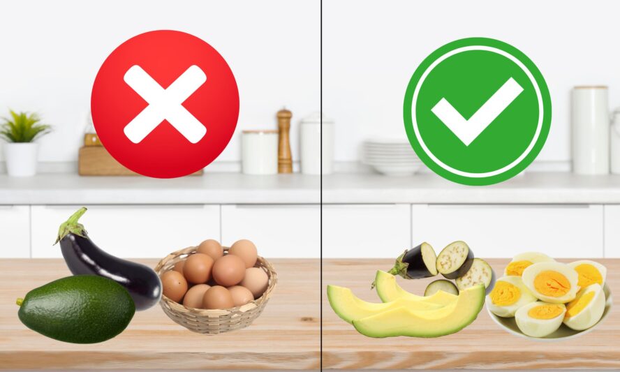 Không để trái cây, trứng có vỏ hoặc thực phẩm đóng hộp vào lò vi sóng