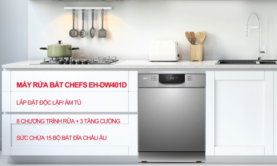 Máy rửa bát Chefs EH-DW401D