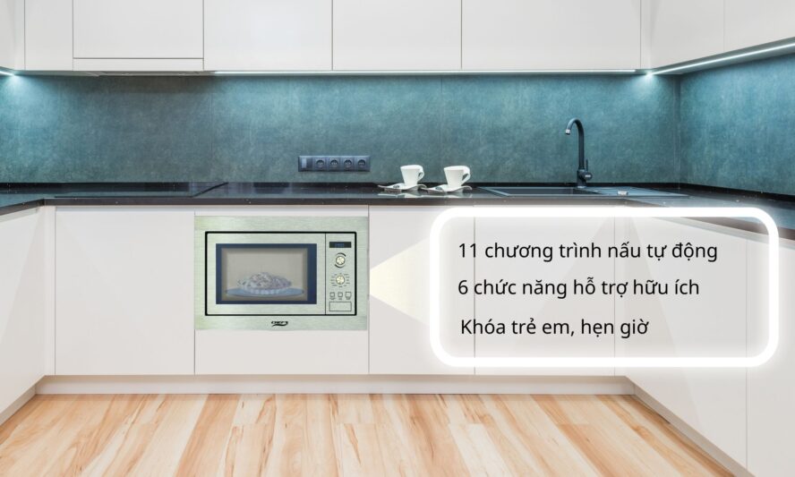 Thiết kế âm tủ sang trọng, tối ưu không gian bếp 
