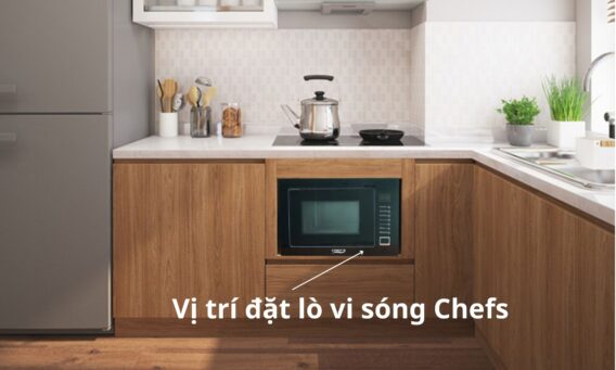 Vị trí đặt lò vi sóng Chefs