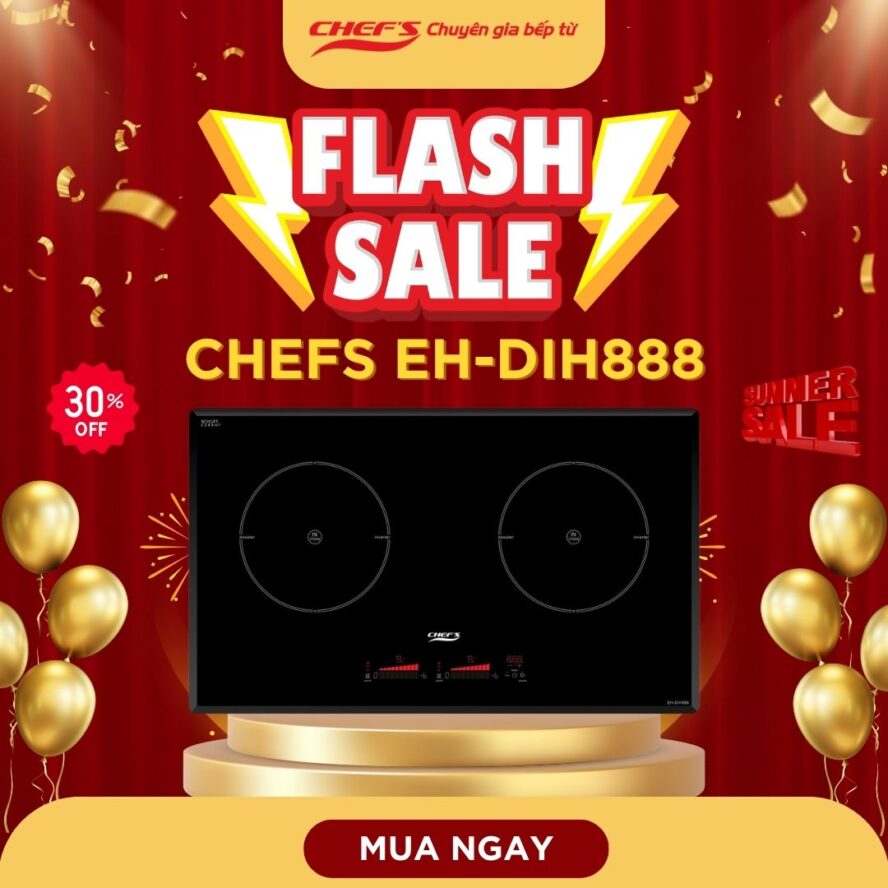 Chefs EH-DIH888 – Bếp Từ Đôi Nhập Khẩu Đức, Giảm Sốc Chưa Từng Có! 1 bếp từ chefs EH-DIH888