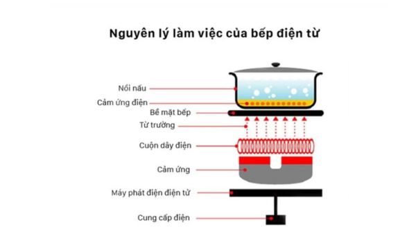 Nguyên lý hoạt động của bếp từ
