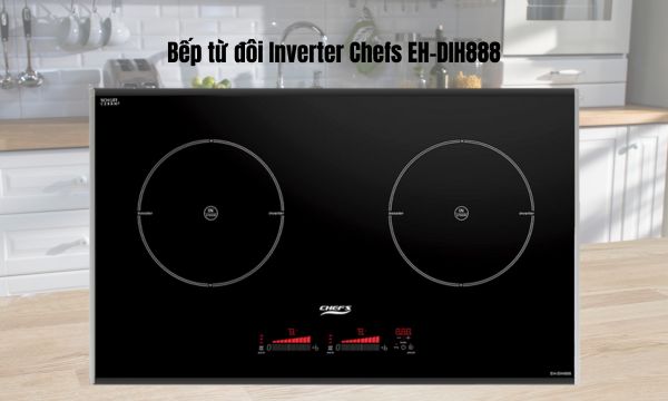 Bếp từ đôi Inverter Chefs EH-DIH888