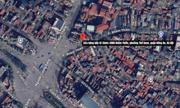 Cửa hàng bếp từ Chefs 398B Khâm Thiên, phường Thổ Quan, quận Đống Đa, Hà Nội